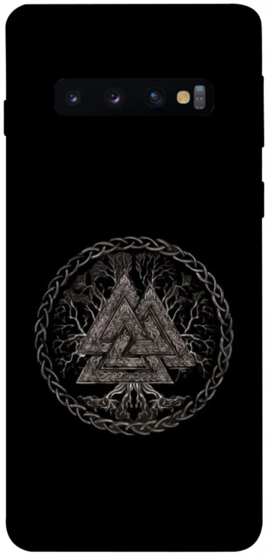 Чехол на Samsung Galaxy S10 Валькнут v3 фото 1 из 1