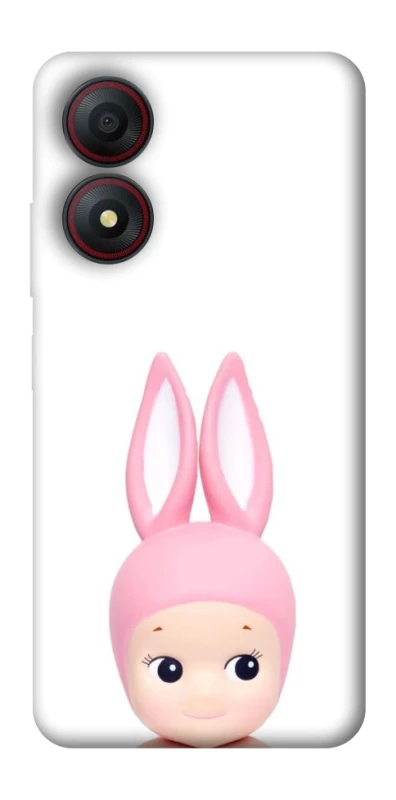 Чохол на ZTE Blade A34 4G Minimal Bunny Peek фото 1 з 1
