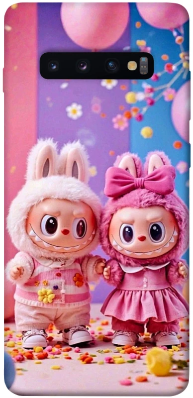 Чохол на Samsung Galaxy S10+ Labubu twins ver.2 фото 1 з 1