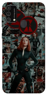 Чехол на Samsung Galaxy M21s Black Widow фото 1 из 1