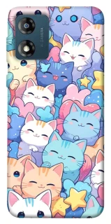 Чехол на Motorola Moto E13 Funny Kittens ver.3 фото 1 из 1