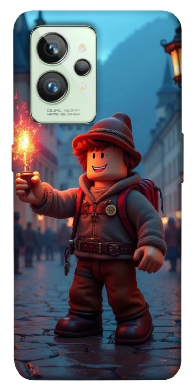 Чохол на Realme GT2 Roblox Fire Logo Blue Flames фото 1 з 1