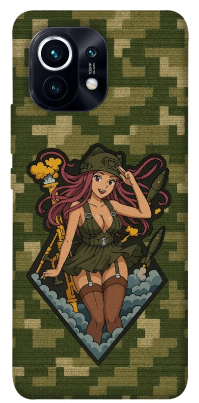 Чохол на Xiaomi Mi 11 Military Waifu фото 1 з 1