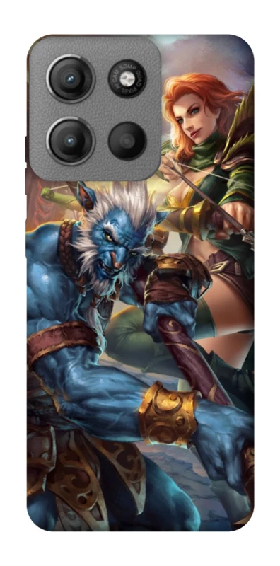 Чехол на Motorola Moto G15 Power Dota heroes фото 1 из 1