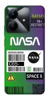Чохол на Realme Note 60x NASA ver.2 фото 1 з 1