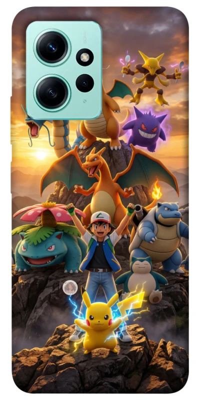 Чехол на Xiaomi Redmi Note 12 4G Pokemon фото 1 из 1