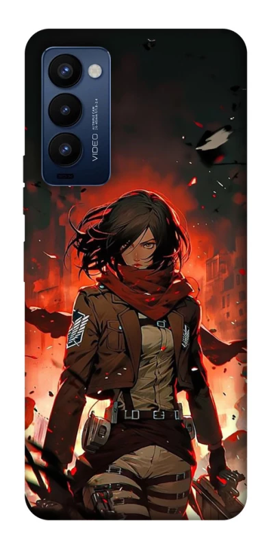 Чехол на TECNO Camon 18 Pro Mikasa v2 фото 1 из 1