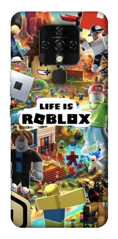 Чохол на TECNO Camon 16 SE Life is Roblox фото 1 з 1
