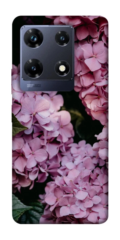 Чехол на Infinix Note 30 Pro Розовые гартензии фото 1 из 1