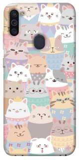 Чехол на Samsung Galaxy M11 Funny Kittens ver.2 фото 1 из 1