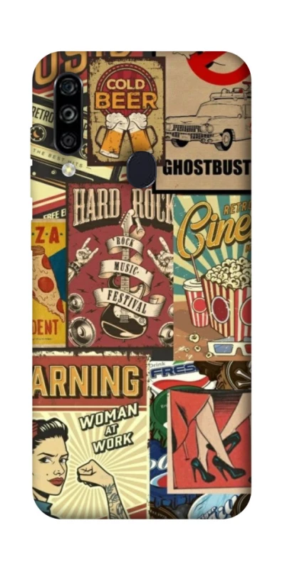 Чохол на ZTE Blade A7 (2020) Retro collage ver.2 фото 1 з 1