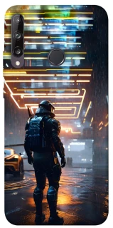 Чехол на Huawei P40 Lite E Cyber character фото 1 из 1