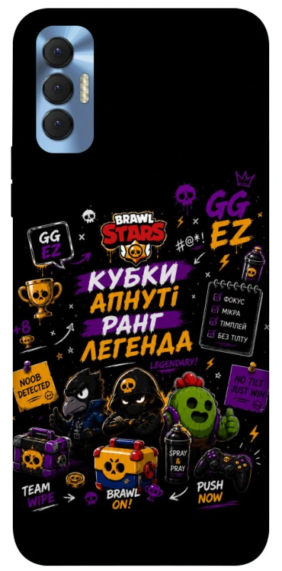 Чехол на TECNO Spark 8P Brawl Stars collage фото 1 из 1