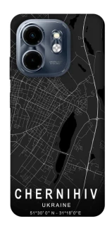 Чехол на Infinix Smart 9 4G / Hot 50i Chernihiv map фото 1 из 1