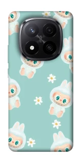 Чехол на Xiaomi Redmi Note 14 Pro+ 5G Labubu Green фото 1 из 1