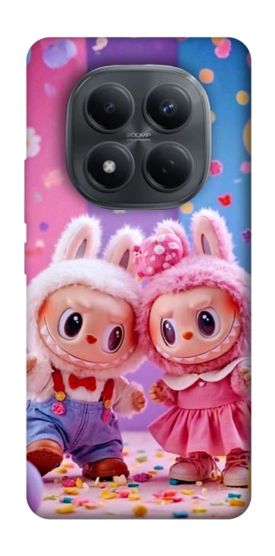 Чохол на Xiaomi Redmi Note 15 Pro 4G Labubu twins ver.3 фото 1 з 1