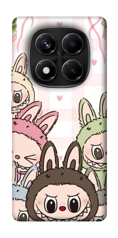 Чохол на Xiaomi Redmi Note 14 Pro 4G All Labubu 2 фото 1 з 1