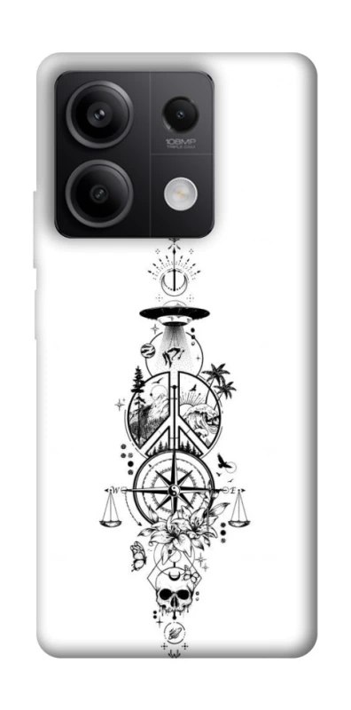 Чехол на Xiaomi Redmi Note 13 5G Tattoo ver.7 фото 1 из 1