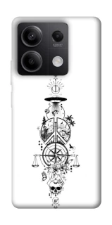 Чехол на Xiaomi Redmi Note 13 5G Tattoo ver.7 фото 1 из 1