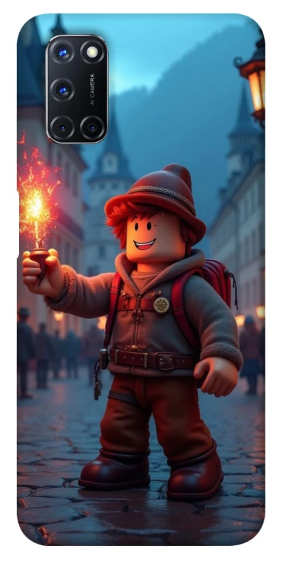 Чохол на Oppo A52 / A72 / A92 Roblox Fire Logo Blue Flames фото 1 з 1