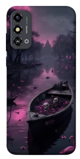 Чохол на ZTE Blade A53 Boat and flamingo фото 1 з 1