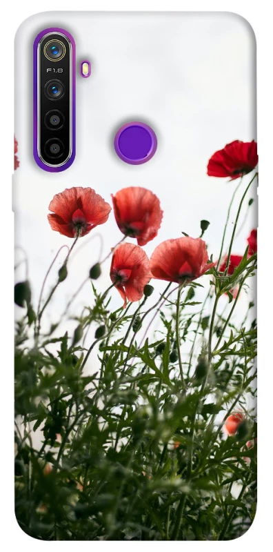 Чехол на Realme 5 Поле маков фото 1 из 1