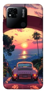 Чехол на Xiaomi Redmi 10A Porsche at sunset фото 1 из 1