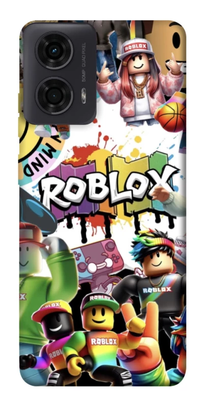 Чохол на Motorola Moto G24 Roblox Characters Collage фото 1 з 1