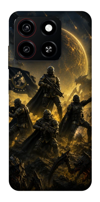 Чехол на ZTE Blade A35 4G HELLDIVERS ver.2 фото 1 из 1