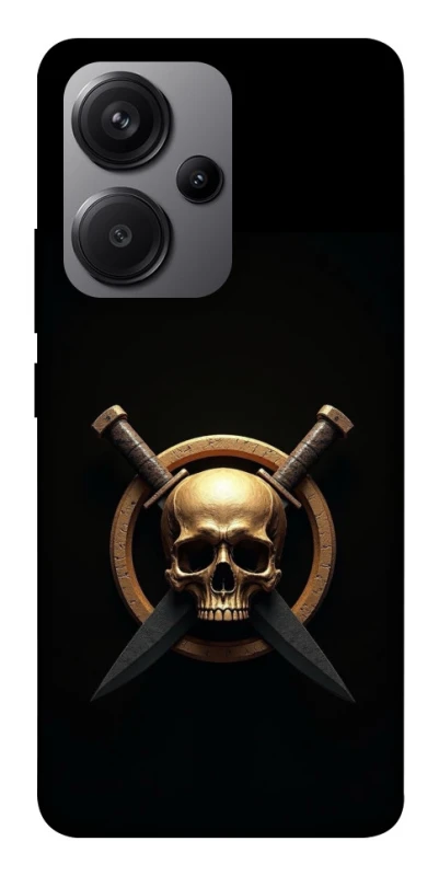 Чохол на Xiaomi Redmi Note 13 Pro+ Golden Skull фото 1 з 1