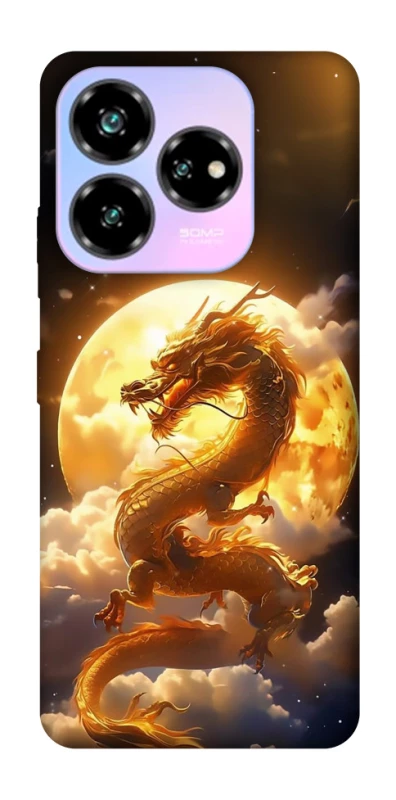 Чохол на ZTE Nubia V60 Desing Golden Dragon фото 1 з 1