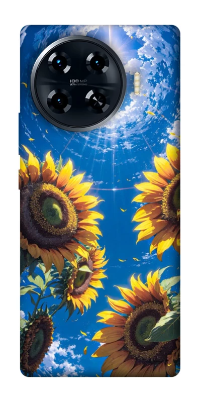 Чохол на TECNO Spark 20 Pro+ Sunflowers фото 1 з 1