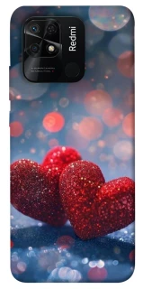 Чехол на Xiaomi Redmi 10C Red hearts фото 1 из 1