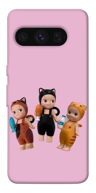 Чехол на Google Pixel 8 Pro Cat Cafe Trio фото 1 из 1