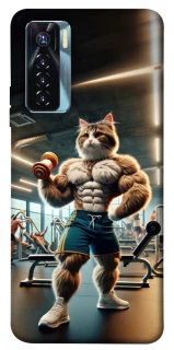 Чехол на TECNO Camon 17 Pro Качок кот фото 1 из 1