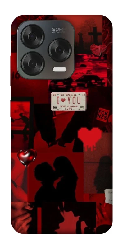 Чохол на ZTE Blade V70 Design Love collage ver.2 фото 2 з 2