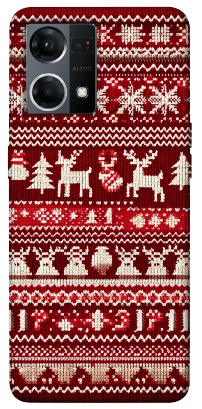 Чохол на Oppo Reno 7 4G Christmas jumper ver.2 фото 1 з 1