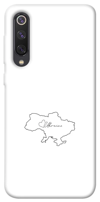 Чехол на Xiaomi Mi 9 SE Ukraine map фото 1 из 1