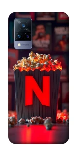 Чехол на Vivo V21 Netflix and popcorn фото 1 из 1