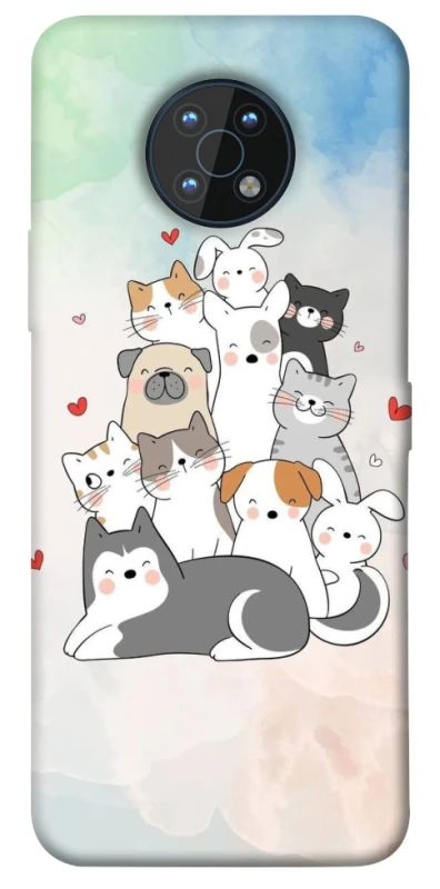 Чохол на Nokia G50 Funny Pets ver.2 фото 1 з 1