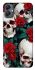 Чохол на Samsung Galaxy A05 skull and rose фото 1 з 1