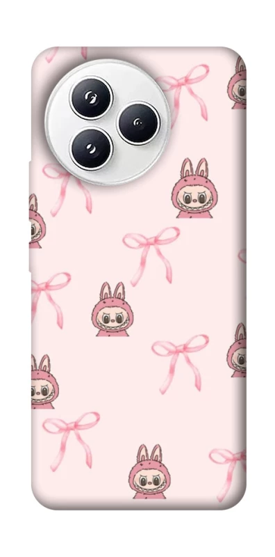 Чохол на Xiaomi Civi 5 Pro Pink bows and Labubus фото 1 з 1