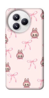 Чохол на Xiaomi Civi 5 Pro Pink bows and Labubus фото 1 з 1