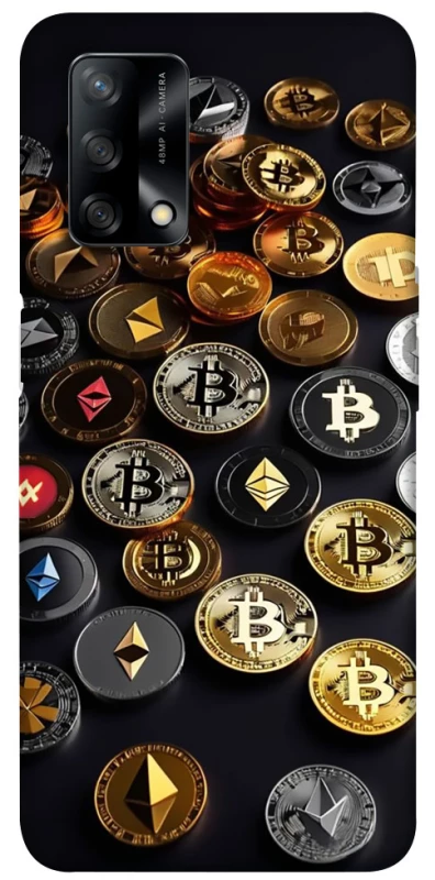 Чехол на Oppo A74 4G Many coins фото 1 из 1