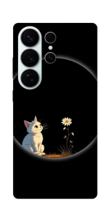 Чехол на Samsung Galaxy S26 Pro Cat and flower фото 1 из 1