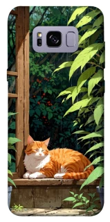 Чохол на Samsung G955 Galaxy S8 Plus red cat фото 1 з 1