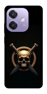 Чехол на Oppo A3X Golden Skull фото 1 из 1