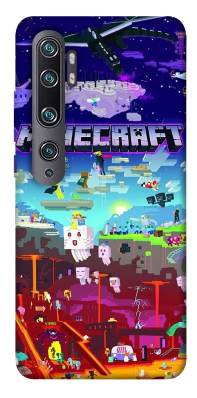 Чохол на Xiaomi Mi Note 10 / Note 10 Pro / Mi CC9 Pro Minecraft world фото 1 з 1