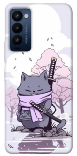 Чохол на TECNO Camon 18 Samurai cat фото 1 з 1