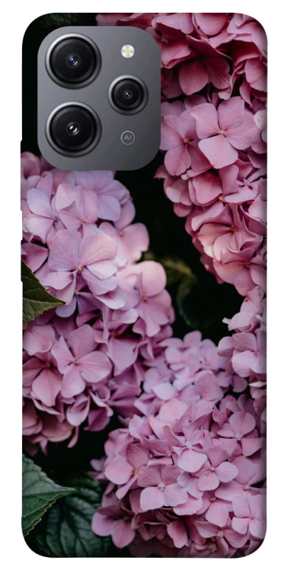 Чохол на Xiaomi Redmi 12 Рожеві гартензії фото 1 з 1